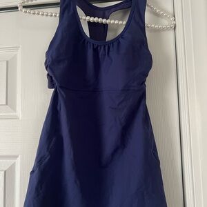 Lululemon Navy Blue Athletic Tank Top